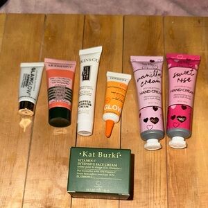 Assorted lot skincare kat burki vitamin c face cream, glamglow,skin&co,Sephora
